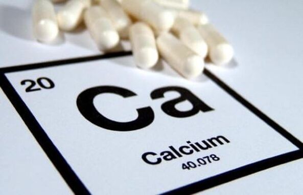 préparations de calcium pour le traitement de l'ostéochondrose lombaire