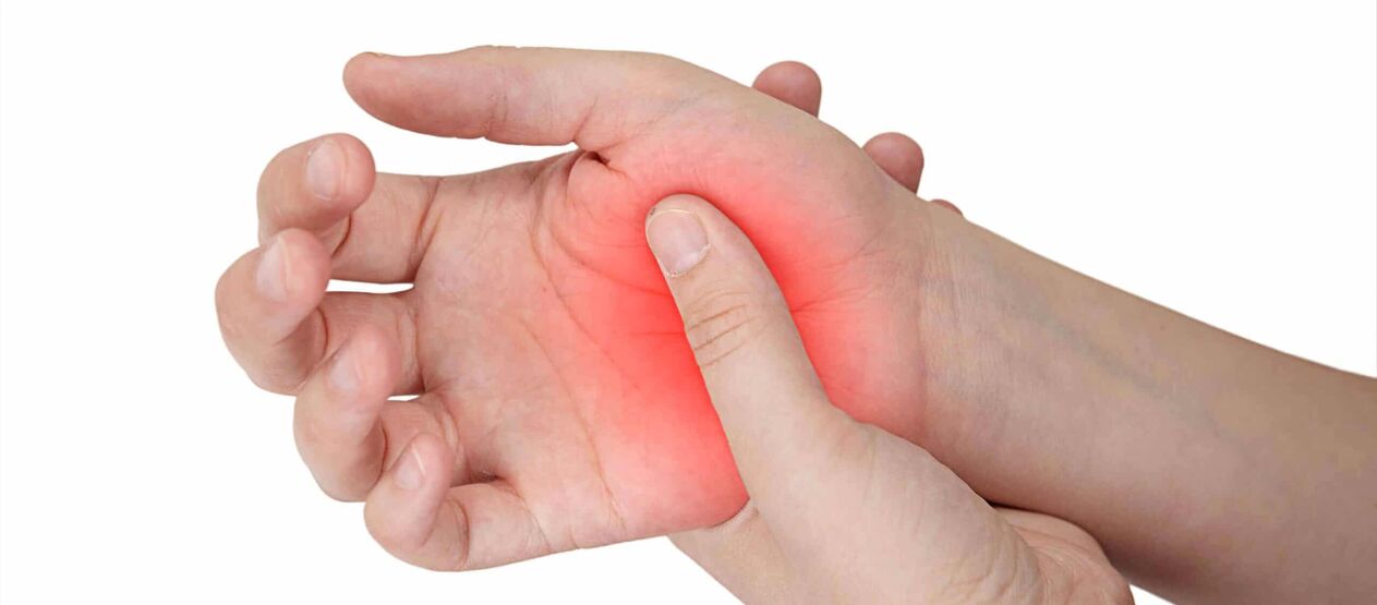Douleur et rougeur au niveau de la zone articulaire accompagnant le développement de l'arthrose